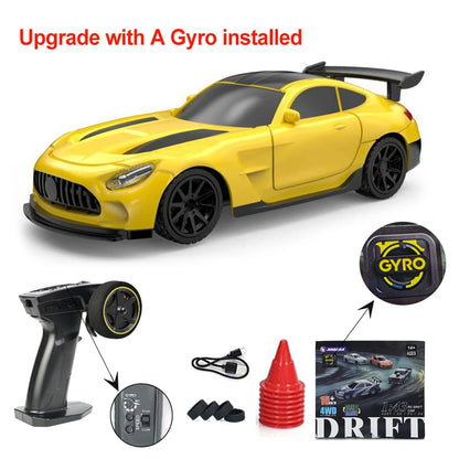 1:43 Gyro RC Drift Car 4WD Radio Control Mini Model