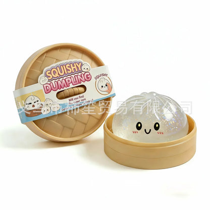 Glitter Dumpling Squishy Toy Sensory Stress Relief
