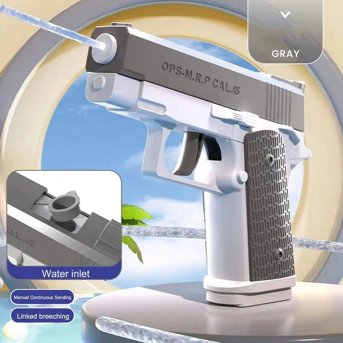 Water Gun Pistol Toy Squirt Gun Summer Beach Pool Outdoor