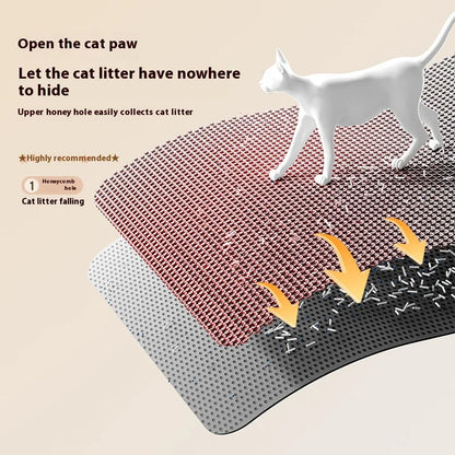 Cat Litter Mat 2 Layer Design Waterproof Pet Base
