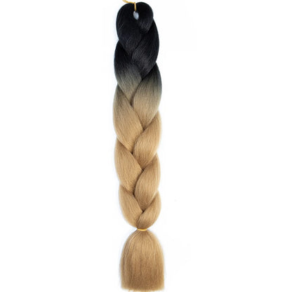 24 Inch Jumbo Braiding Hair Synthetic Afro Ombre Extensions
