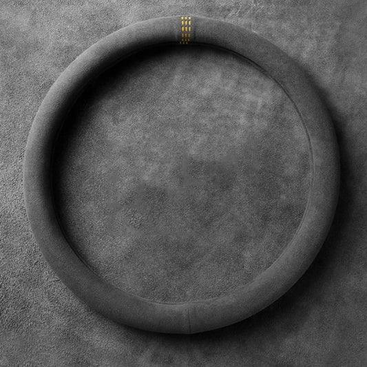 Suede Car Steering Wheel Cover Breathable Non Slip Wrap
