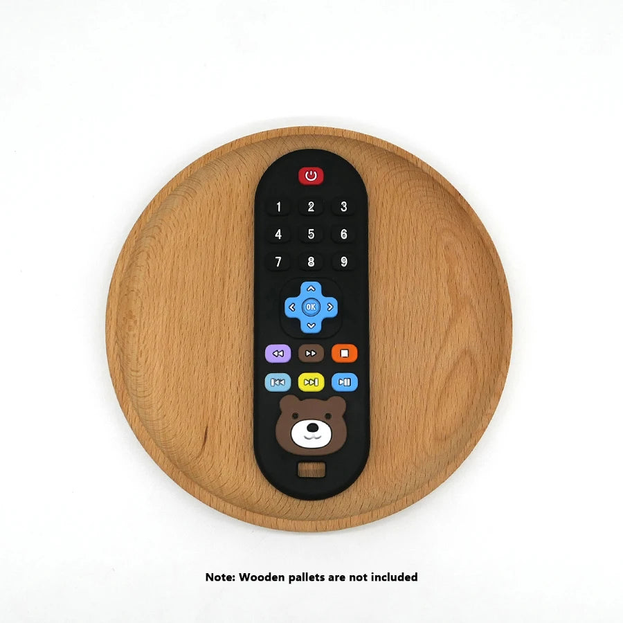 Silicone Baby Teething Remote Toy Infant Control Teether