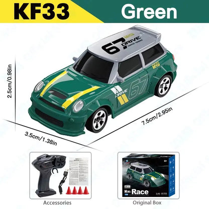 1:64 RC High Speed Drift Car Desktop Mini 4WD Model