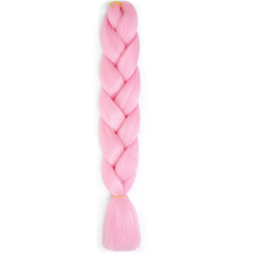 24 Inch Jumbo Braiding Hair Synthetic Afro Ombre Extensions