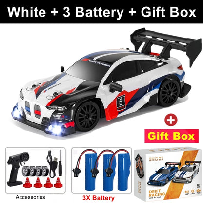 4WD RC Drift Car 1:24 Scale Remote Control Racing