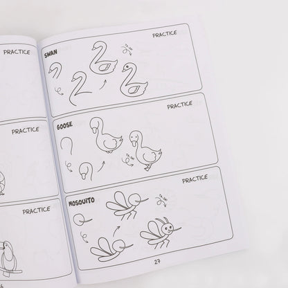 How to Draw Anything Step by Step Cute Animal Drawing Book