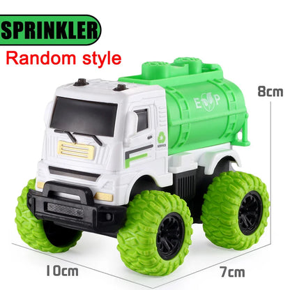 Pull Back Off Road Toy Car 360 Rotation Stunt SUV