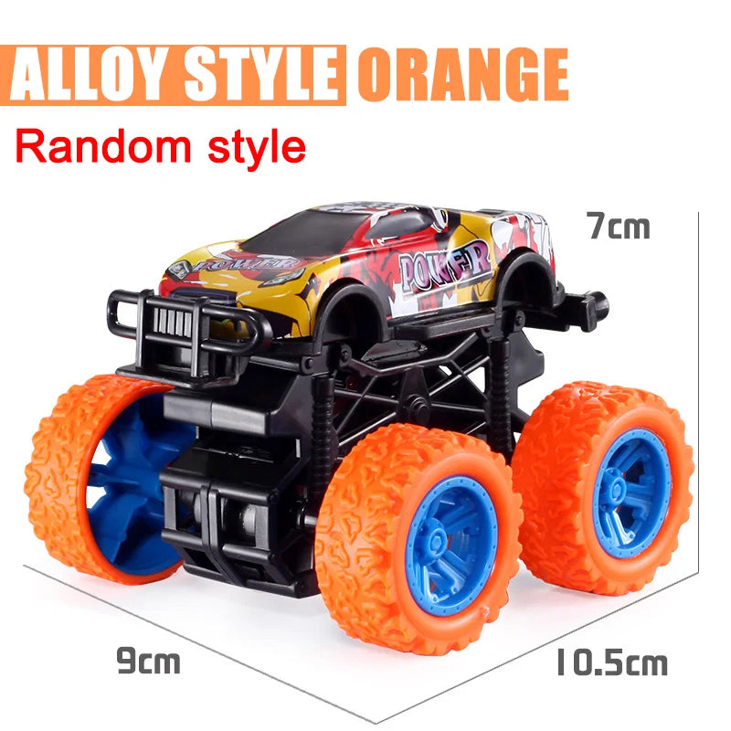 Pull Back Off Road Toy Car 360 Rotation Stunt SUV