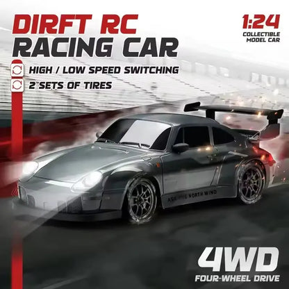 1:24 4WD RC Drift Car Mini 4x4 Remote Control Model