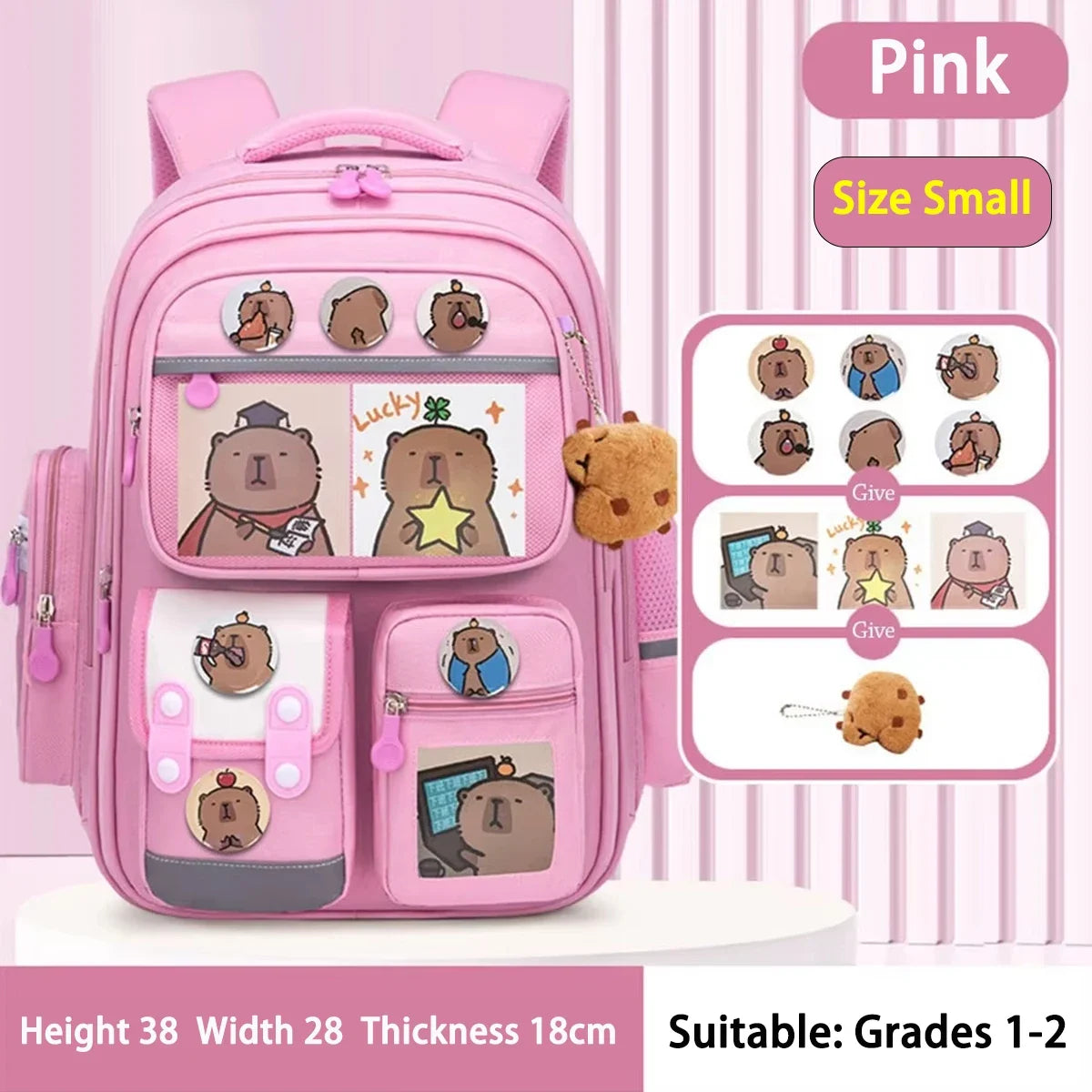 Waterproof Student School Backpack Large Capacity Ergonomic Rucksack