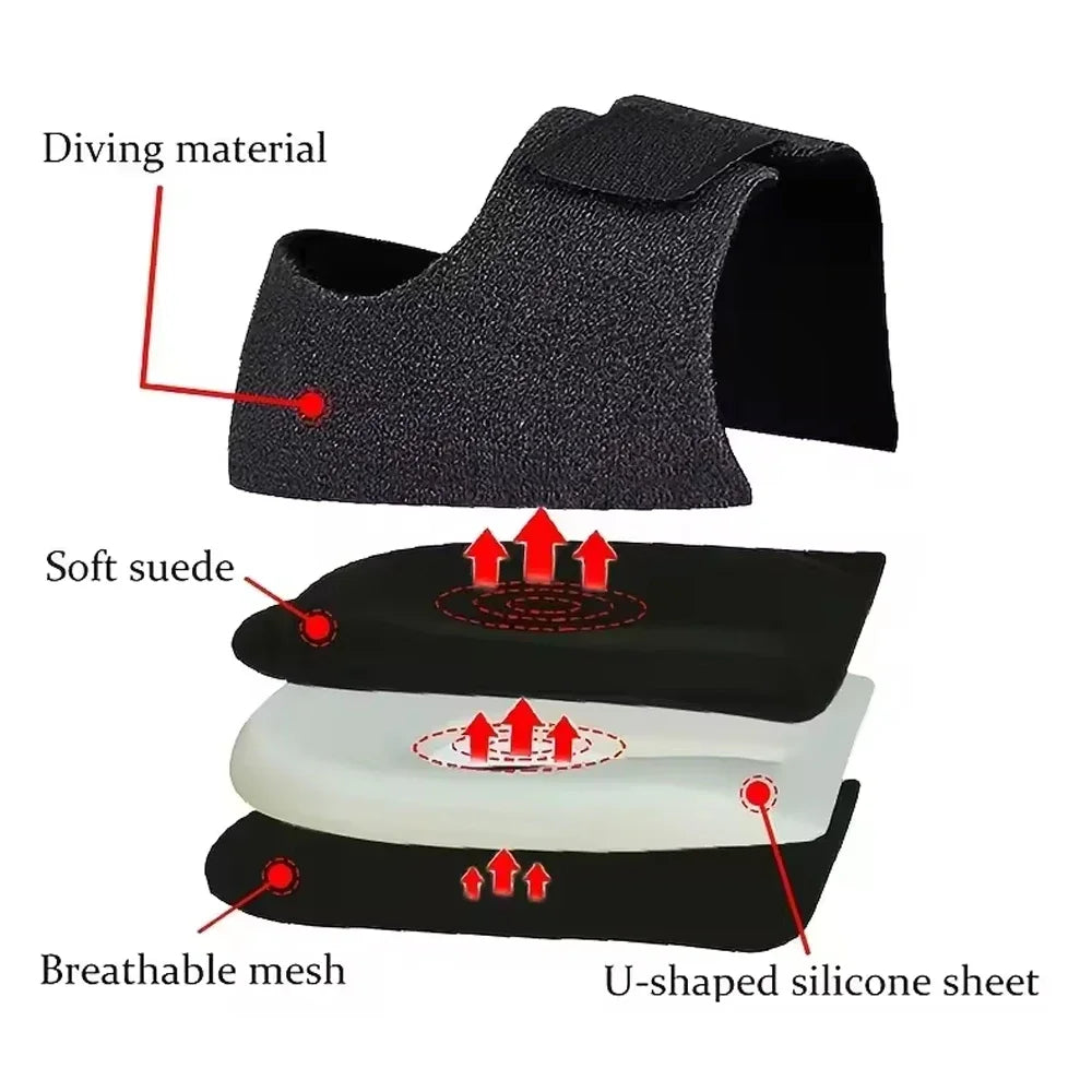 Plantar Fasciitis Heel Cups Silicone Gel Pain Relief Pads