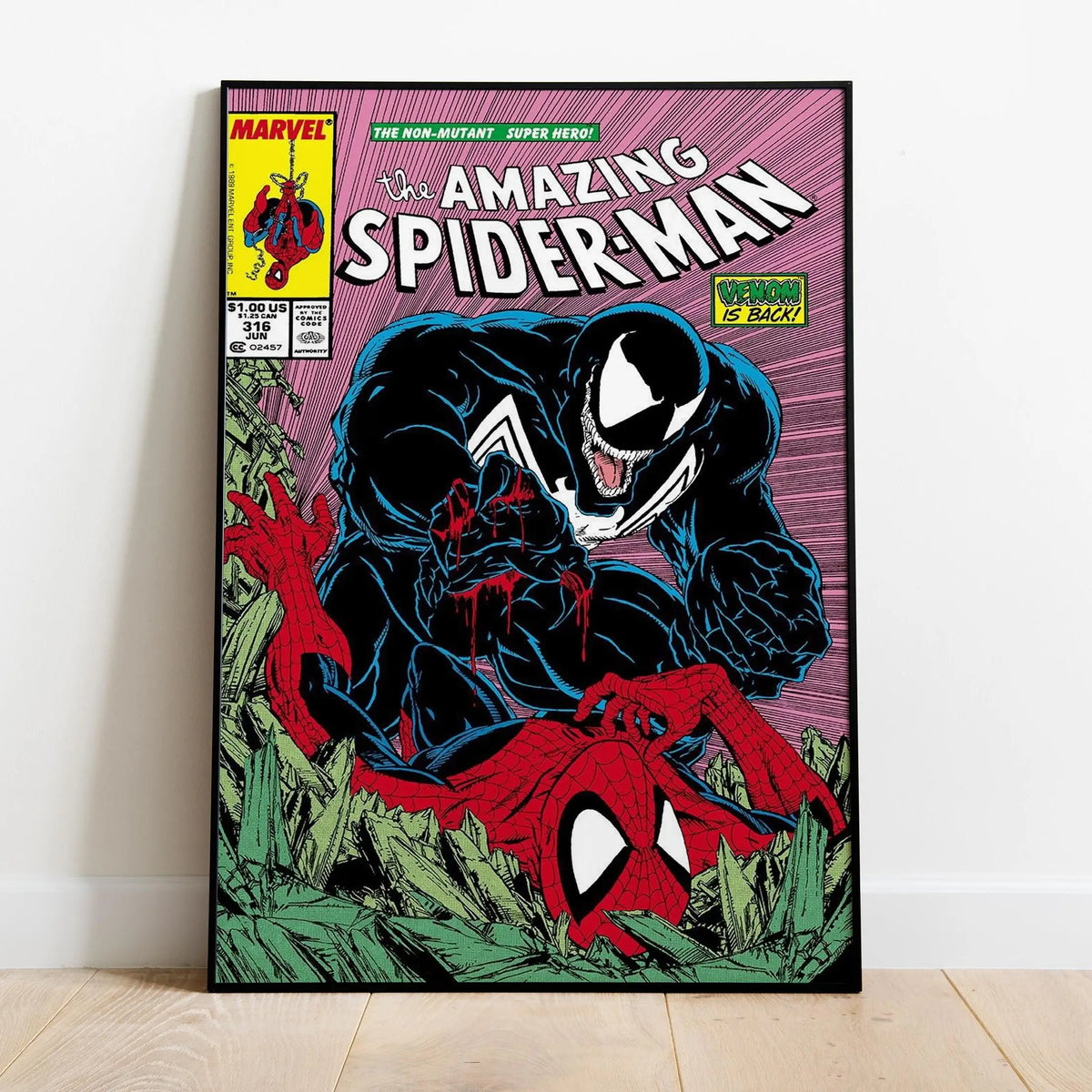 Superhero Comic Book Covers Canvas Poster Wall Art Print