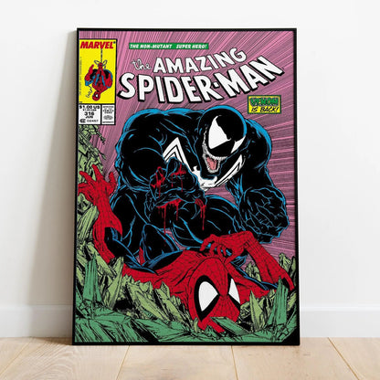 Superhero Comic Book Covers Canvas Poster Wall Art Print