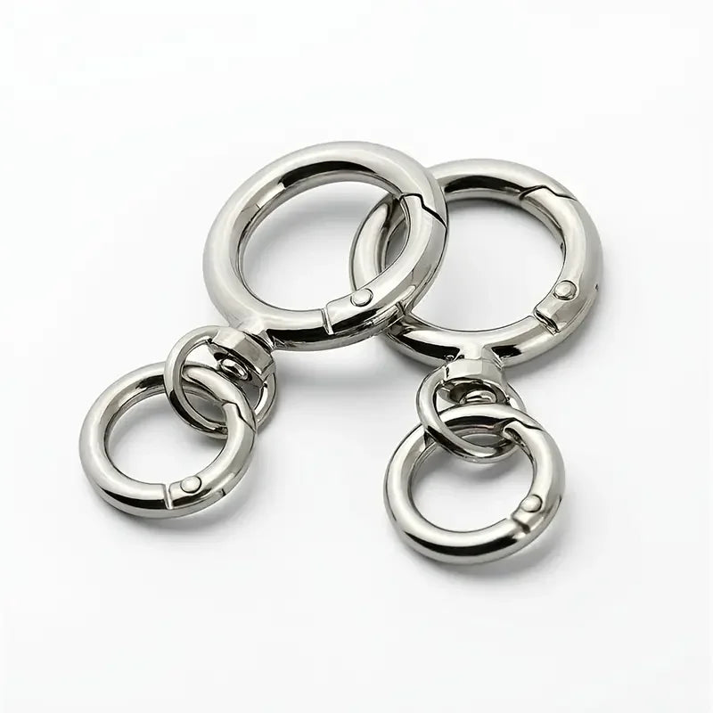 Spring Snap Carabiner Clip Metal Swivel Trigger Hook O Rings
