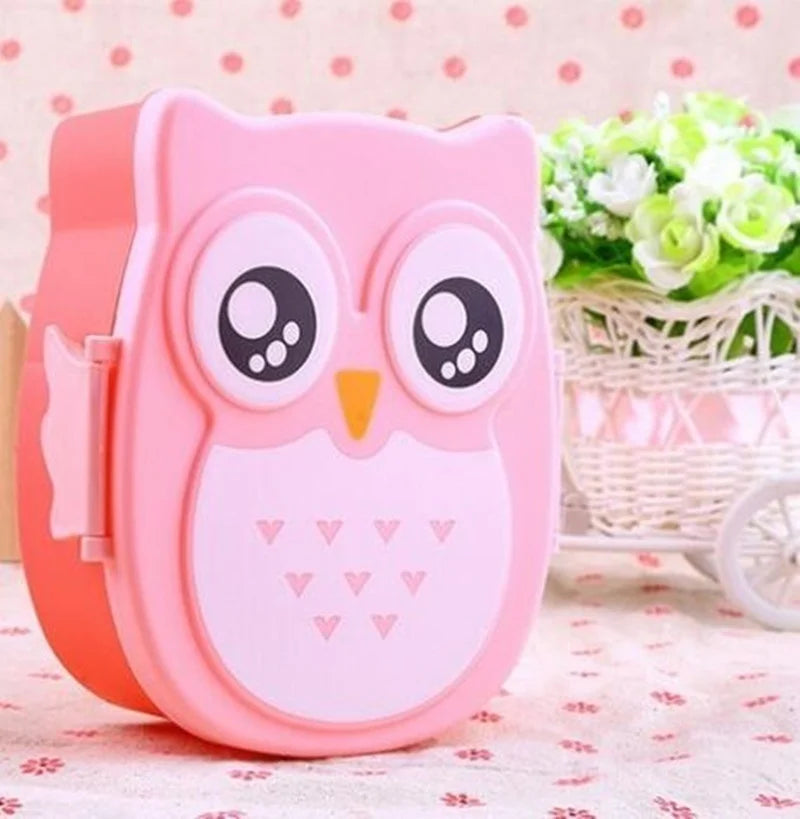 1 Pcs Food Container Carton Dinnerware Cutlery Portable Plastic Children Students Lunch Box Bento Box