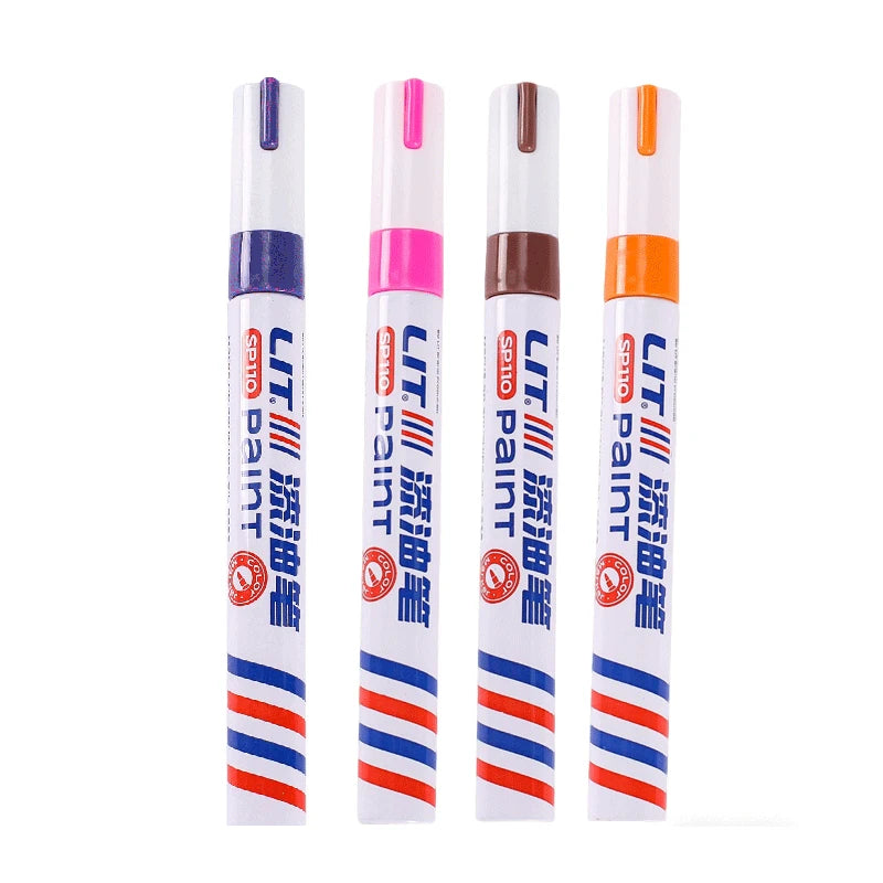 Waterproof Permanent Paint Marker Set 3mm Oil Based Pens