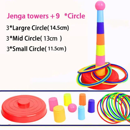 Ring Toss Stacking Cup Game Ferrule Throw Toy Set