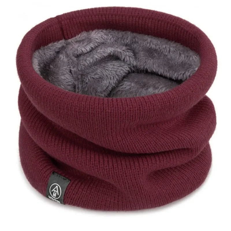 Knitted Neck Warmer Sports Scarf Fashion Soft Women Men Face Cover Winter Skating Running Hiking Scarves Thick Cold-proof Collar