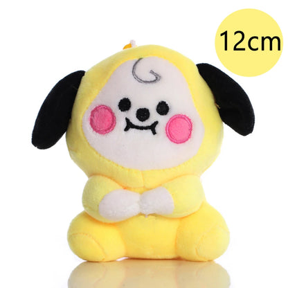 Cartoon Animal Plush Keychain Pendant Soft Bag Charm