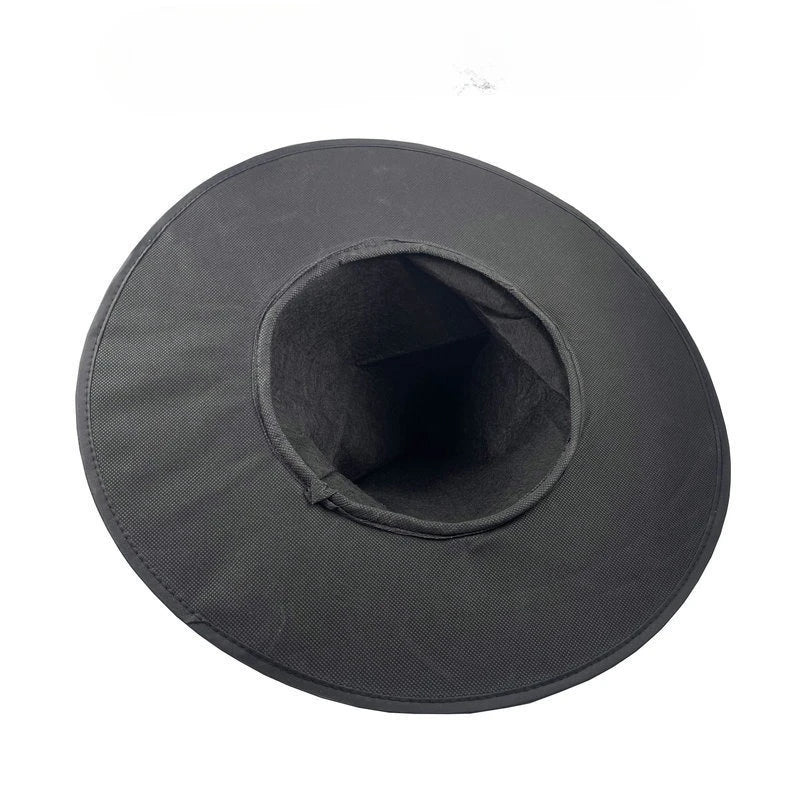 Large Black Wicked Witch Hat for Women,Halloween Witch Cap Cosplay Costume Accessory for Party Favor