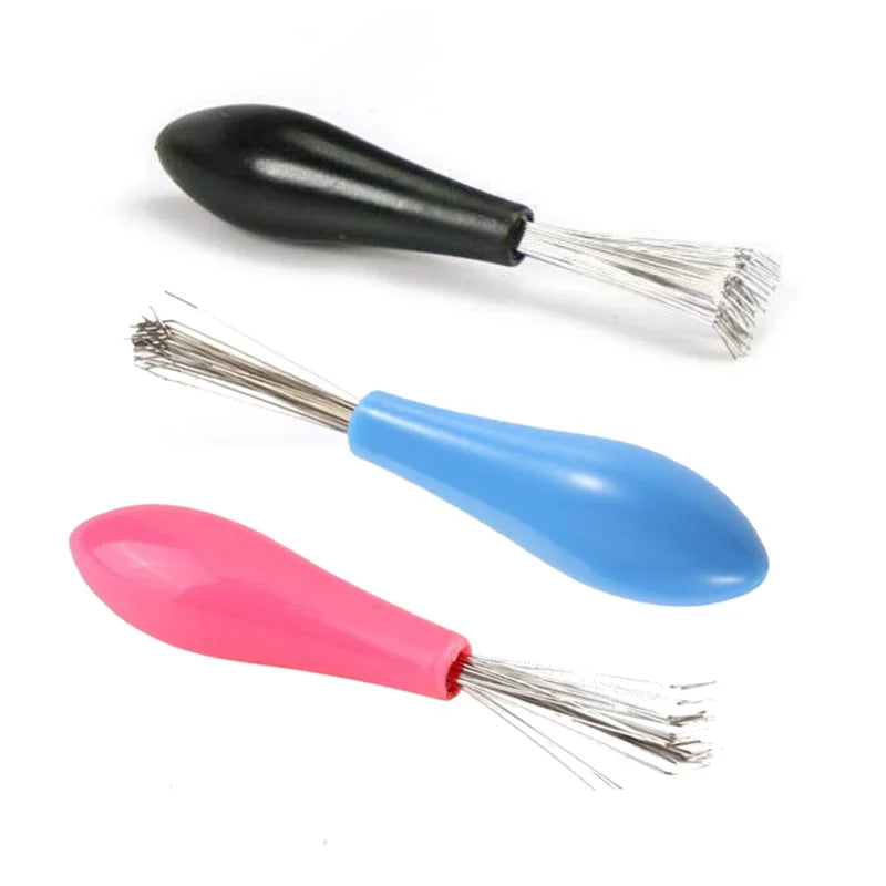 Comb Hair Brush Cleaner Plastic Handle Hair Remover Tool