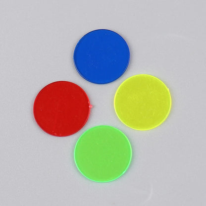 100Pcs Plastic Math Counting Chips Classroom Bingo Tokens