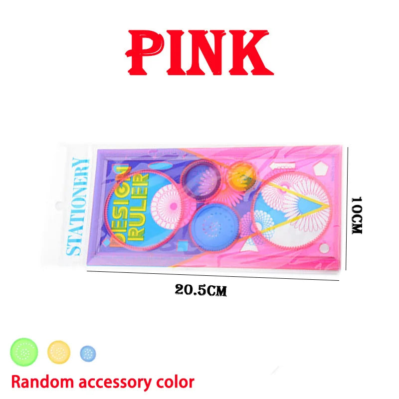 Spirograph Drawing Stencils Set Geometric Art Ruler