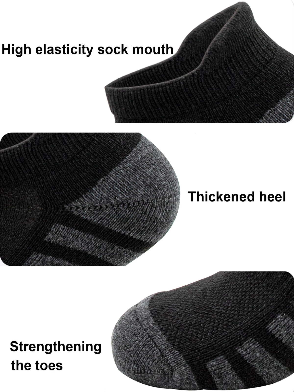 Ankle Athletic Running Socks Cushioned Low Cut Sports