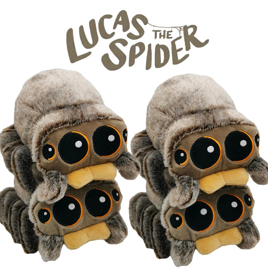 Black Spider Plush Toy Soft Simulated Pillow Doll