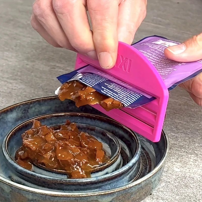 Cat Food Squeezing Practical Tool Pet Feeding Aid