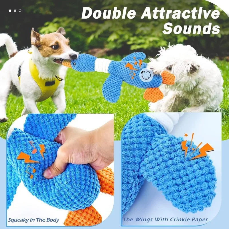 Squeaky Pet Chew Plush Toy Fleece Dog Teasing Doll