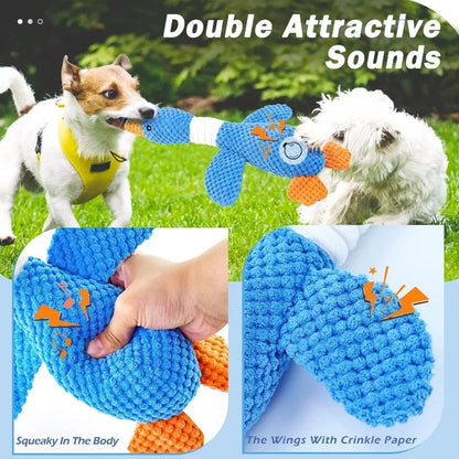 Squeaky Pet Chew Plush Toy Fleece Dog Teasing Doll