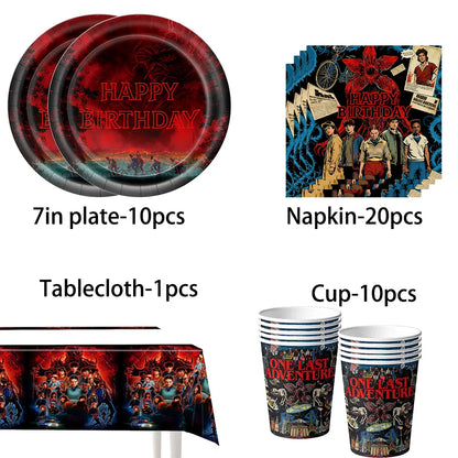 Birthday Party Supplies Set Disposable Tableware Decor