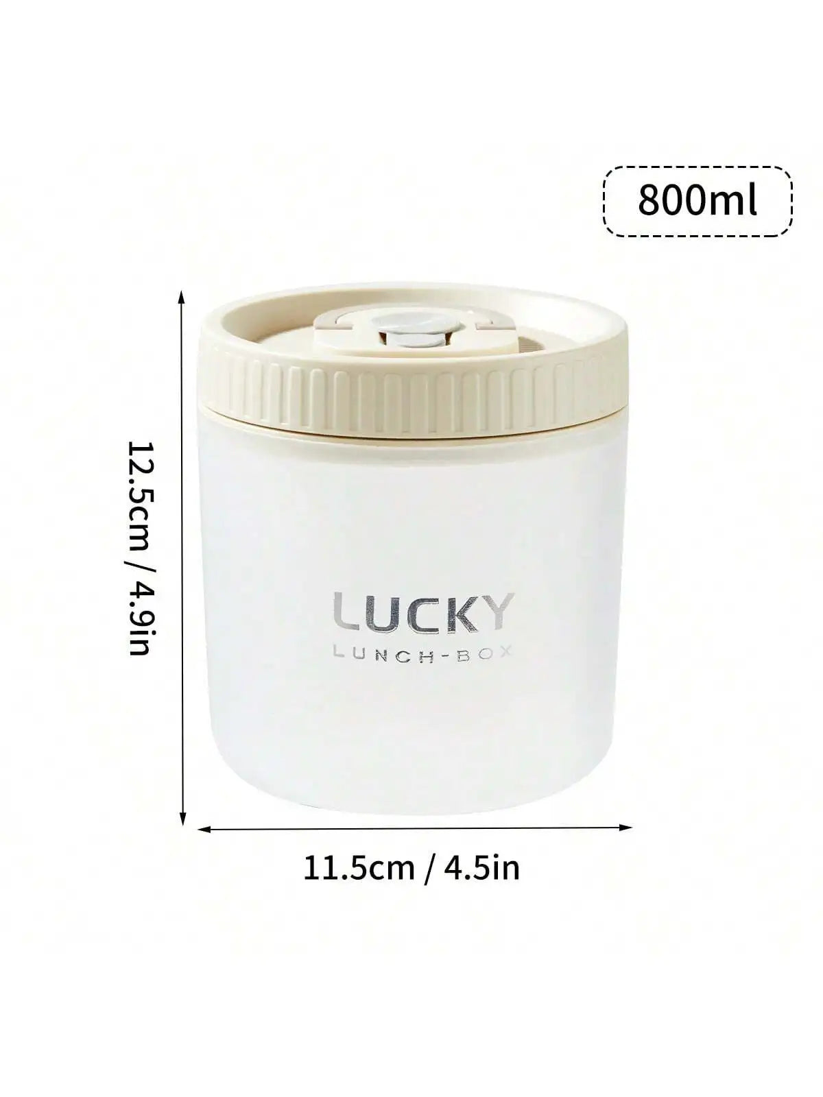 WORTHBUY Transparent Plastic Lunch Box With Handle Microwave Safe Leak-proof Bento Box Portable Food Container For Student Kids