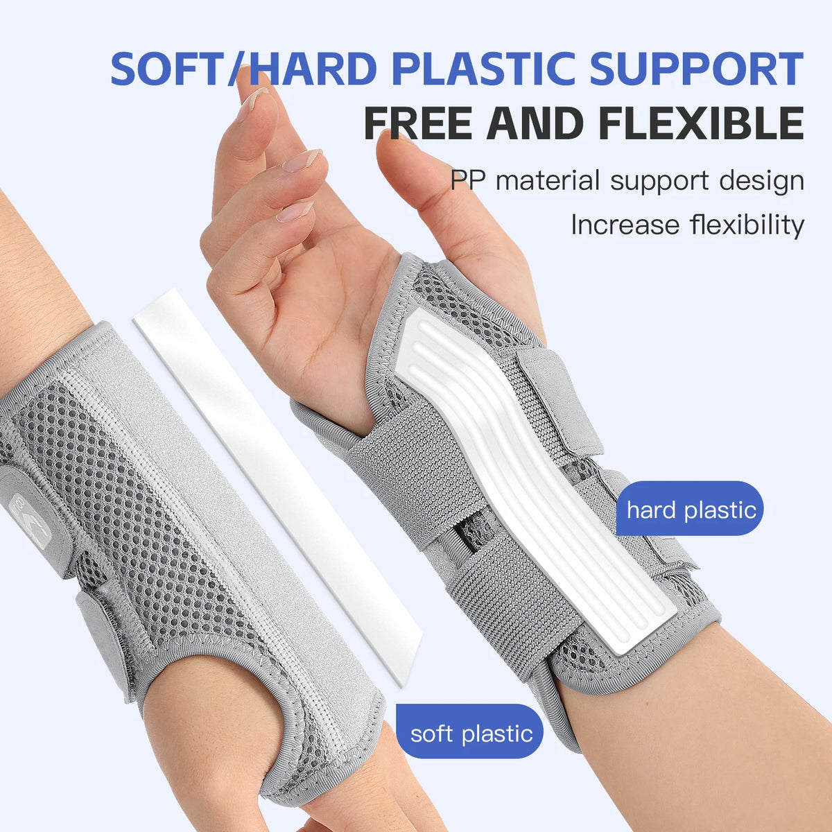 Wrist Brace for Carpal Tunnel Adjustable Hand Support Splint