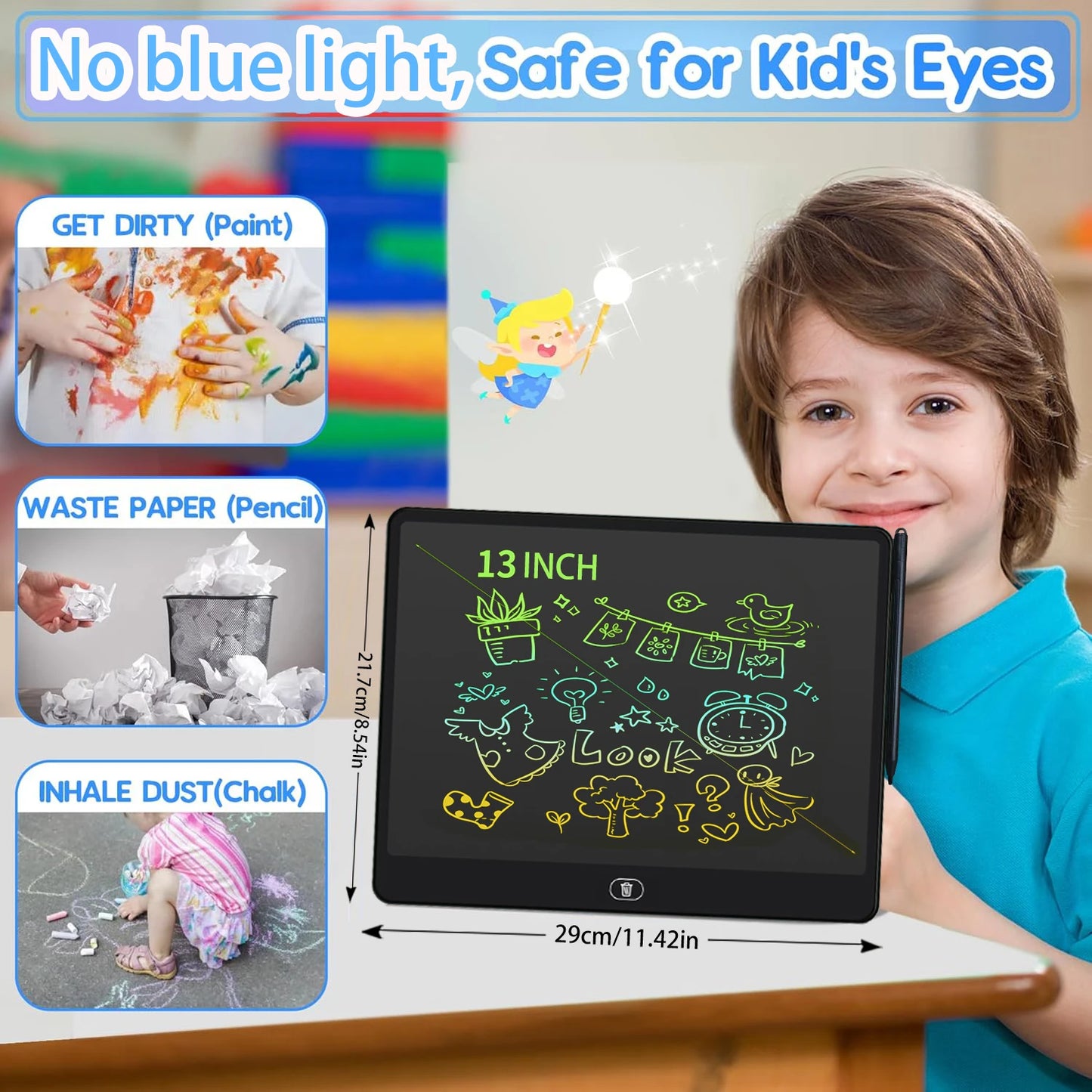 LCD Writing Board Drawing Tablet Kids Painting Pad