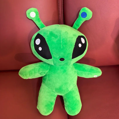 Green Alien Plush Toy 30cm Soft Tentacle Horn Pillow