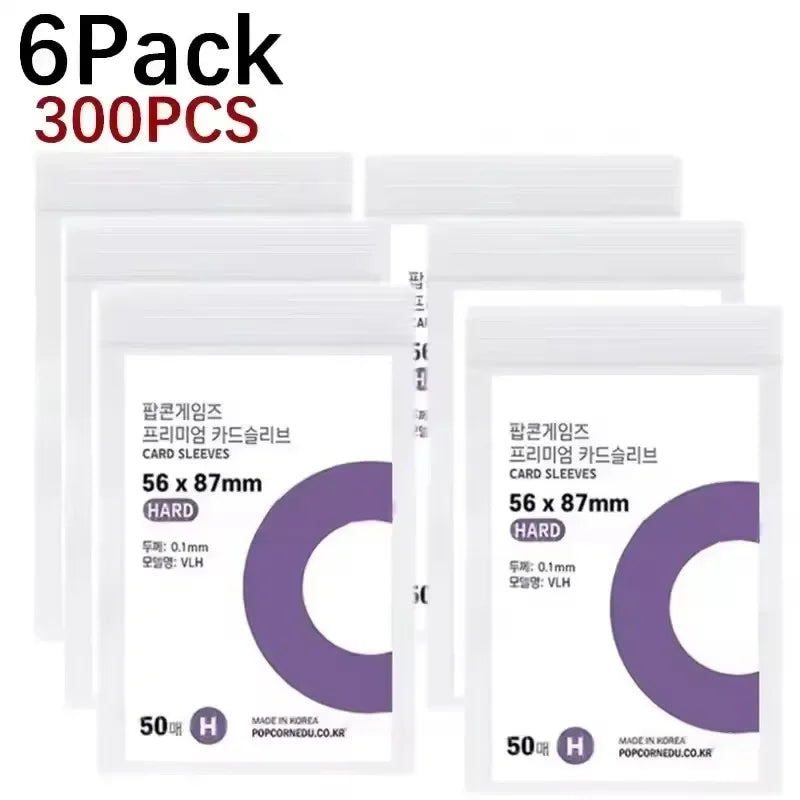 Transparent Idol Card Protective Sleeves Waterproof Holders