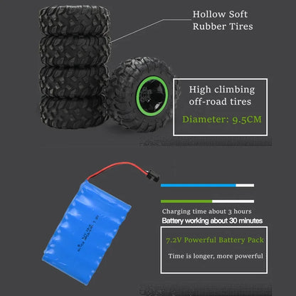 4WD RC Off-Road Buggy Truck 2.4G Remote Control Monster