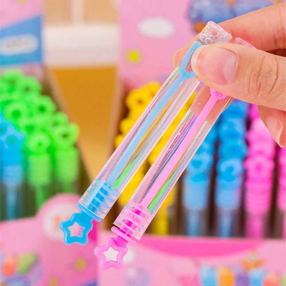 Mini Bubble Tubes Empty Wands Kids Birthday Party Favors