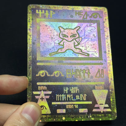 PTCG MEW Classic Egypt Card Single Foil Game Trading Collection Proxy Toys Gifts