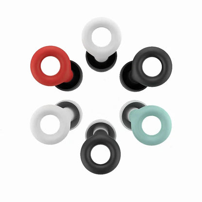 Silicone Noise Reducing Earplugs Soundproof Sleep Swimming