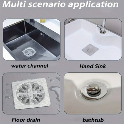Floor Drain Sticker Bathroom Hair Filter Net Sewer Mesh