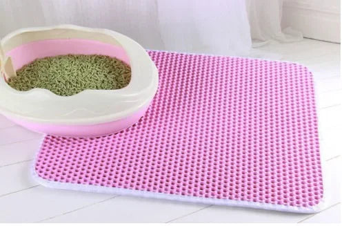 Waterproof Cat Litter Mat Double Layer Pet Litter Pad