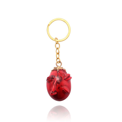 Fashing Popular Anime Red Elliptical Three-Dimensional Pendant Necklace Egg Of King Cosplay Arc Resin Pendant Accessories Gift