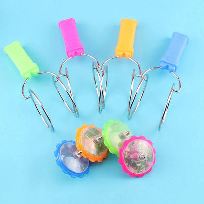 Magnetic Orbit Spinning Top Toy Luminous Gyro Wheel