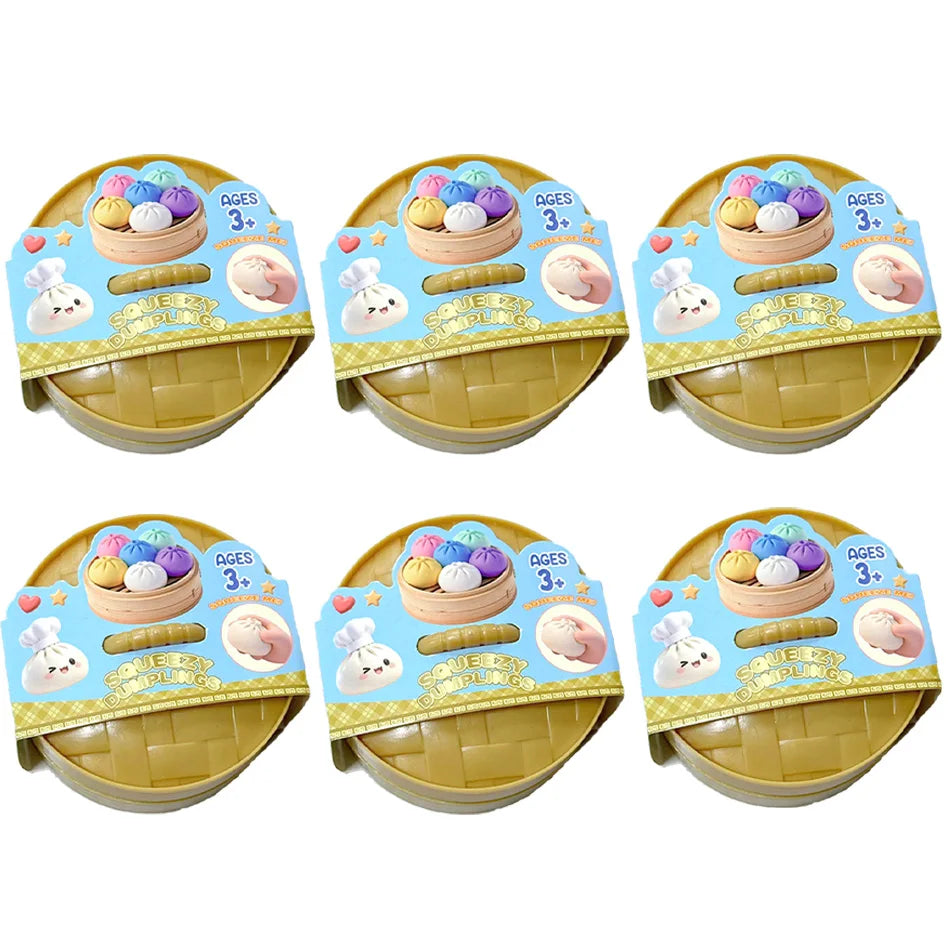 Glitter Dumpling Squishy Toy Sensory Stress Relief Fidget