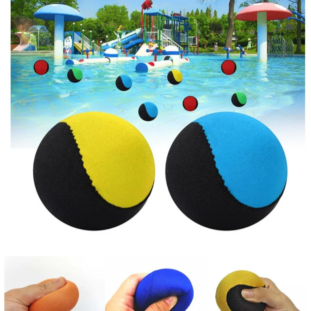 Water Bouncing Ball: 5.5cm Elastic Summer Beach Ball Surf Toy